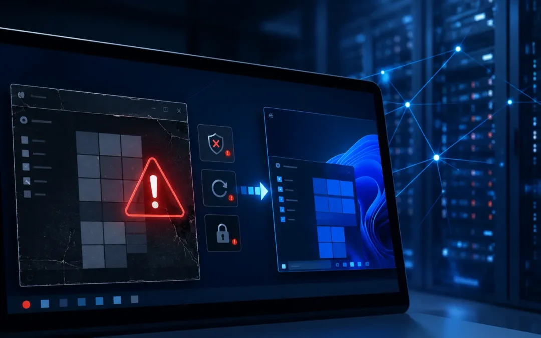Windows 10 po końcu wsparcia: co grozi firmom, które odkładają migrację?